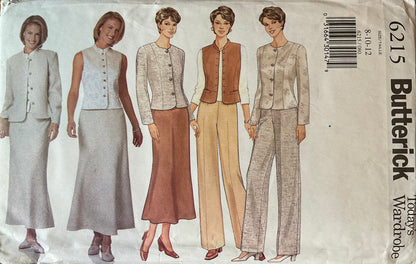 Butterick 6215 Sewing Pattern (Vintage) UNCUT