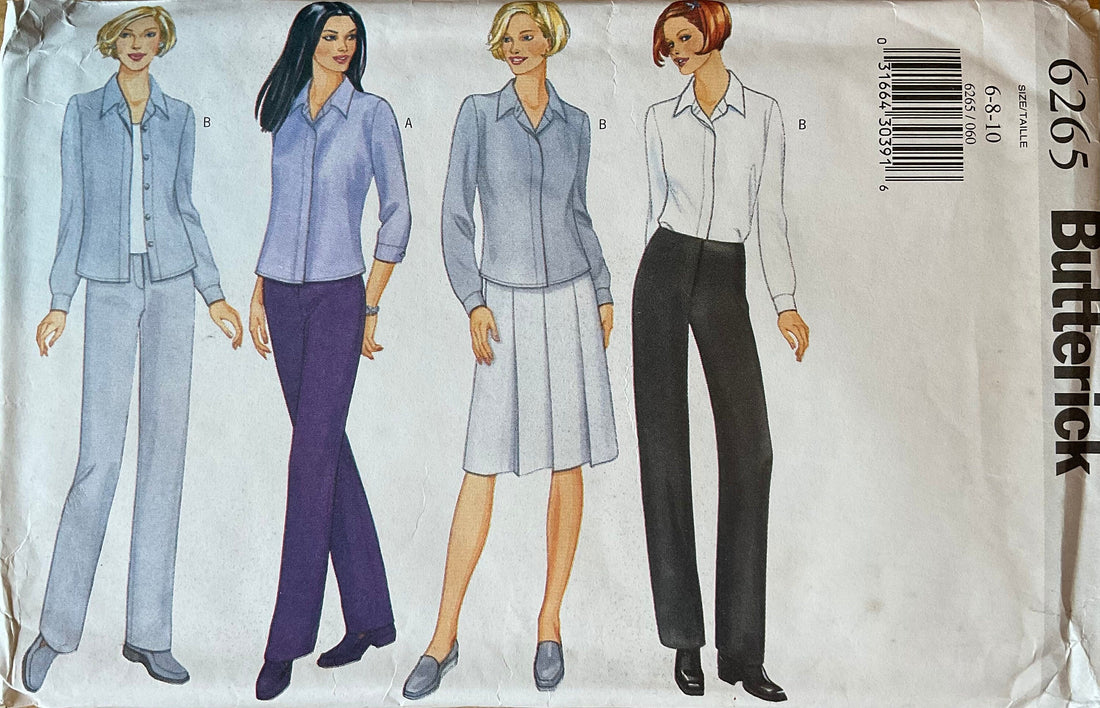 Butterick 6265 Sewing Pattern (Vintage) UNCUT