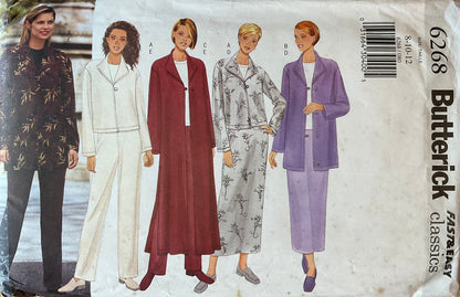Butterick 6268 Sewing Pattern (Vintage) UNCUT