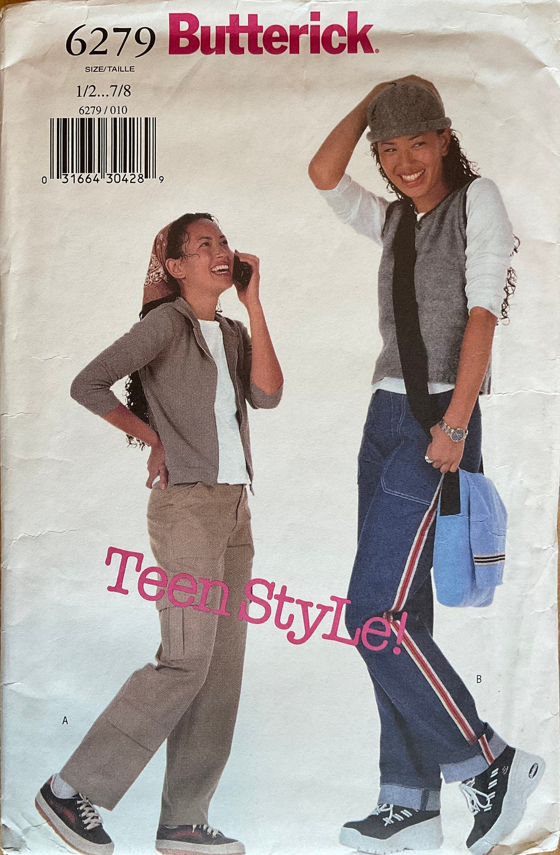 Butterick 6279 Sewing Pattern (Vintage) UNCUT