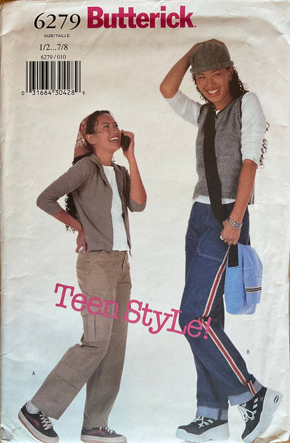 Butterick 6279 Sewing Pattern (Vintage) UNCUT