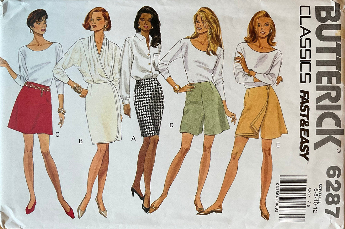 Butterick 6287 Sewing Pattern (Vintage) UNCUT