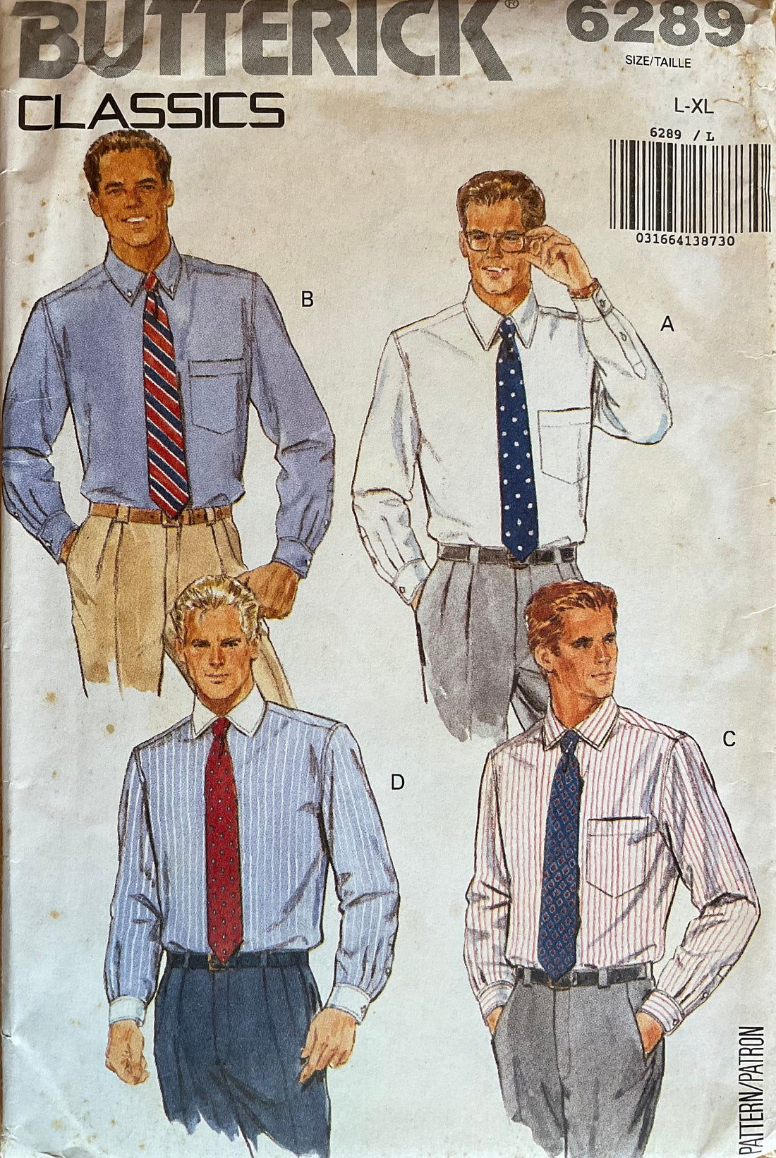 Butterick 6289 Sewing Pattern (Vintage) UNCUT