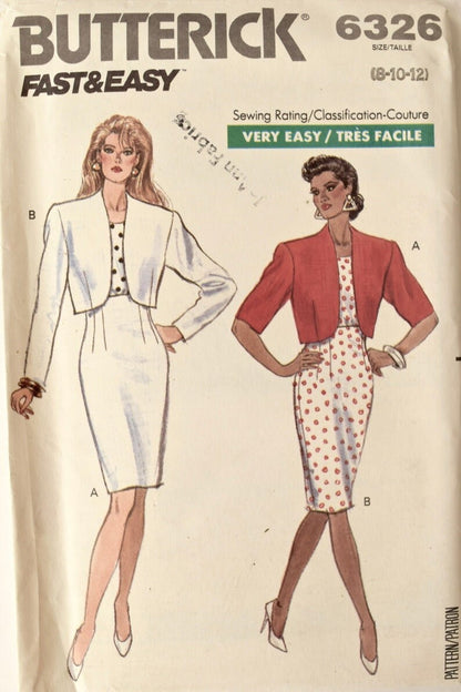 Butterick 6326 Sewing Pattern (Vintage) UNCUT