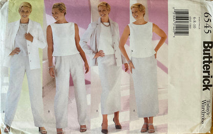 Butterick 6545 Sewing Pattern (Vintage) UNCUT