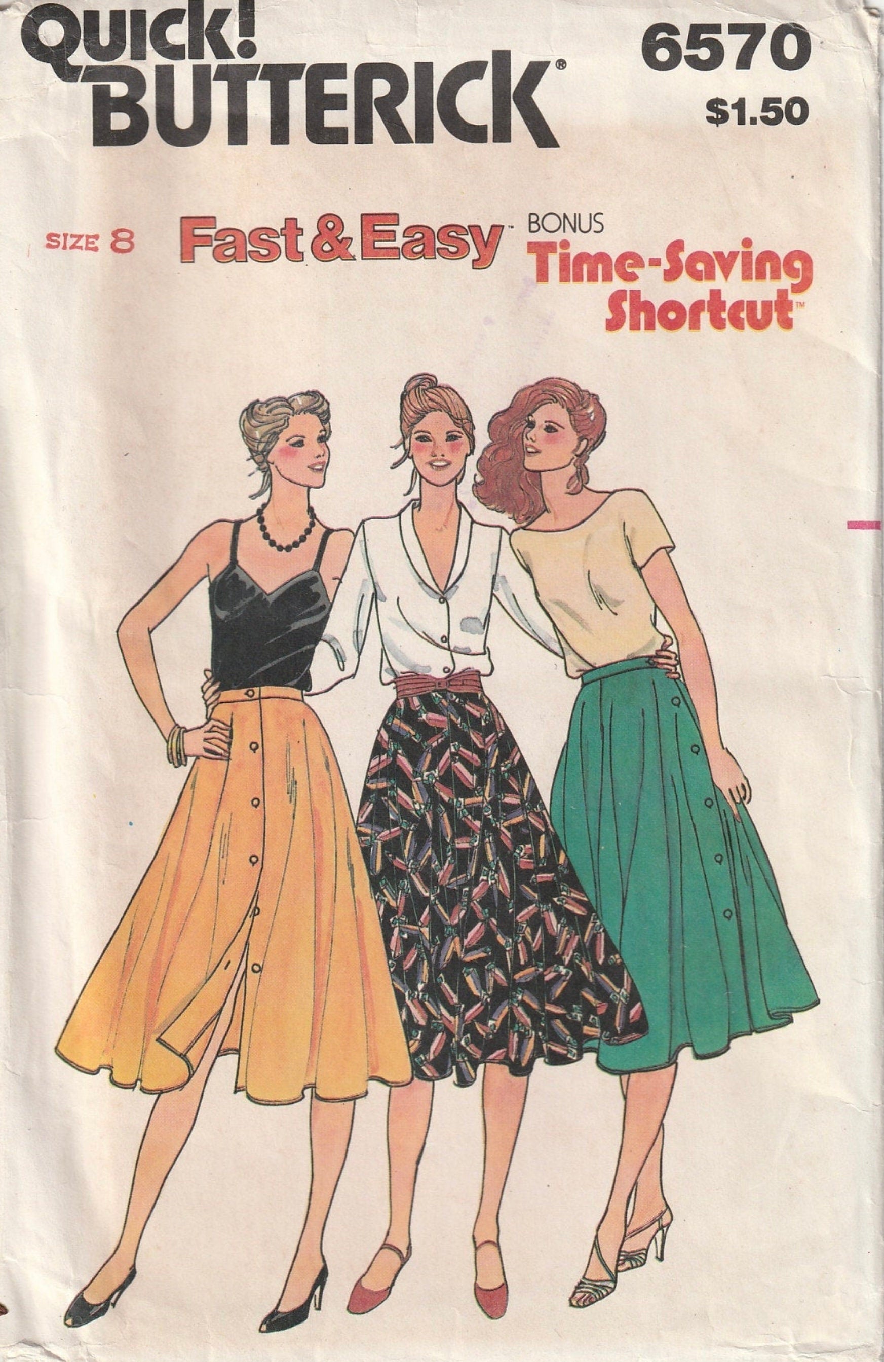 Butterick 6570 Sewing Pattern (Vintage) UNCUT