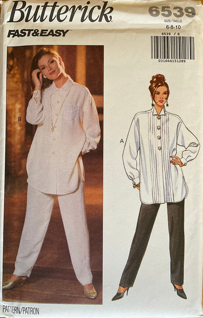 Butterick 6539 Sewing Pattern (Vintage) UNCUT