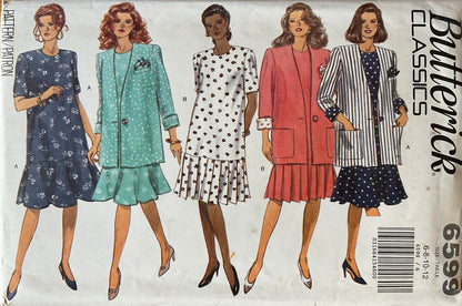 Butterick 6599 Sewing Pattern (Vintage) UNCUT