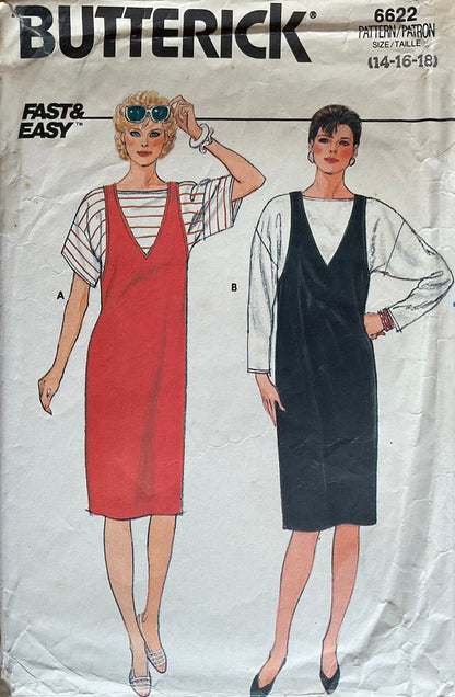 Butterick 6622 Sewing Pattern (Vintage) CUT