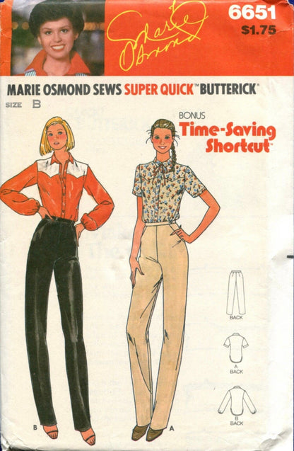 Butterick 6651 Sewing Pattern (Vintage) UNCUT