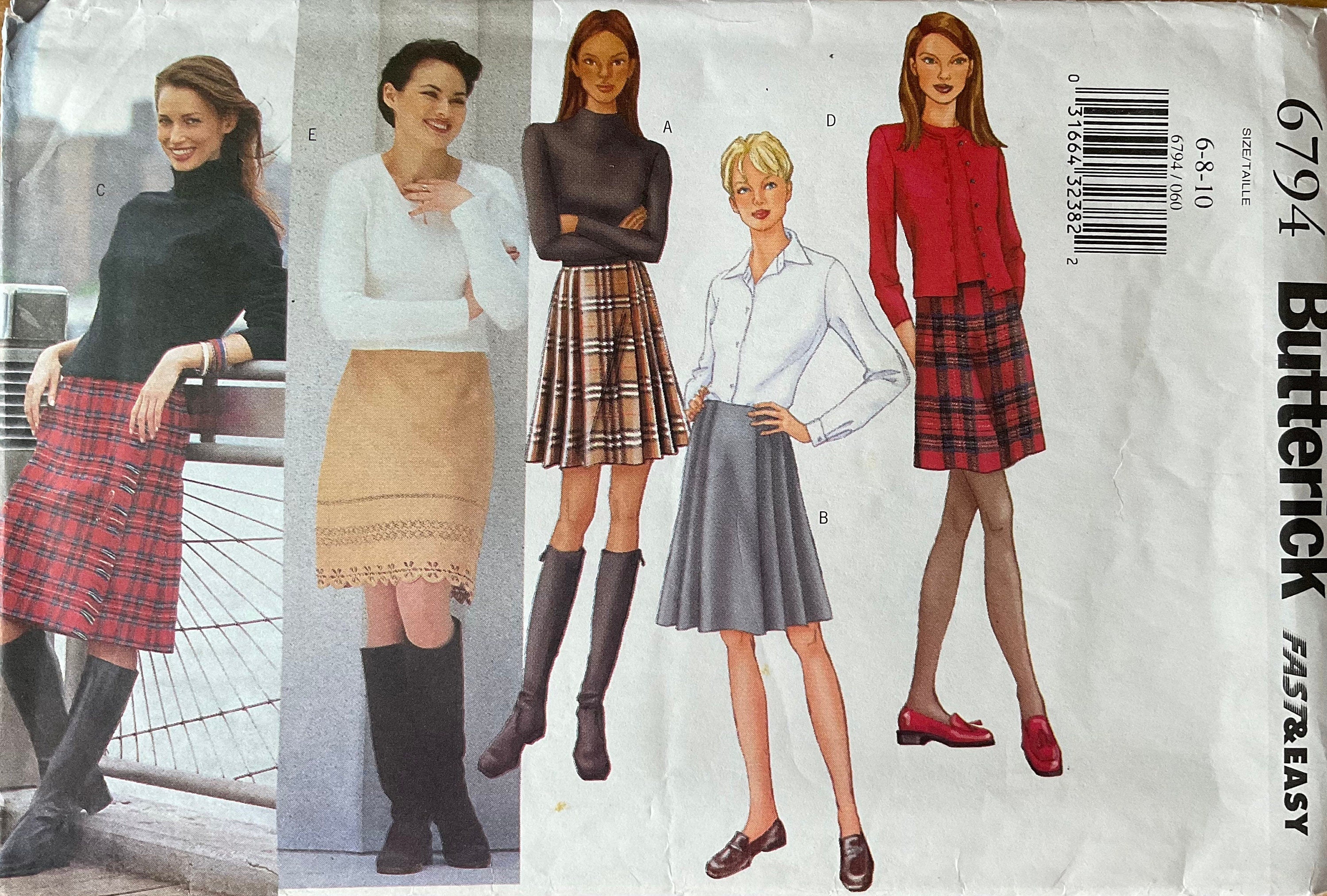 Butterick 6794 Sewing Pattern (Vintage) CUT