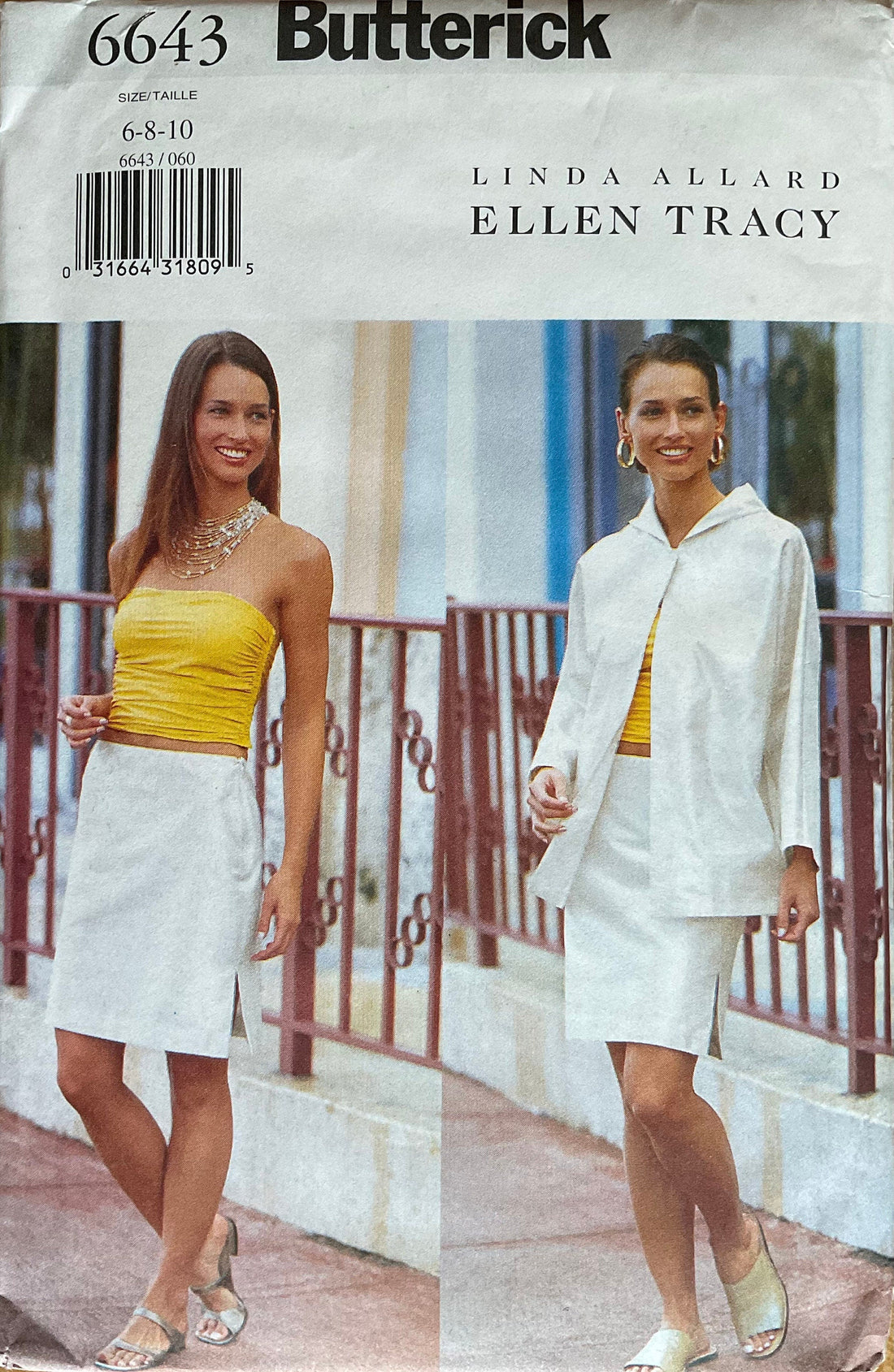Butterick 6643 Sewing Pattern (Vintage) UNCUT