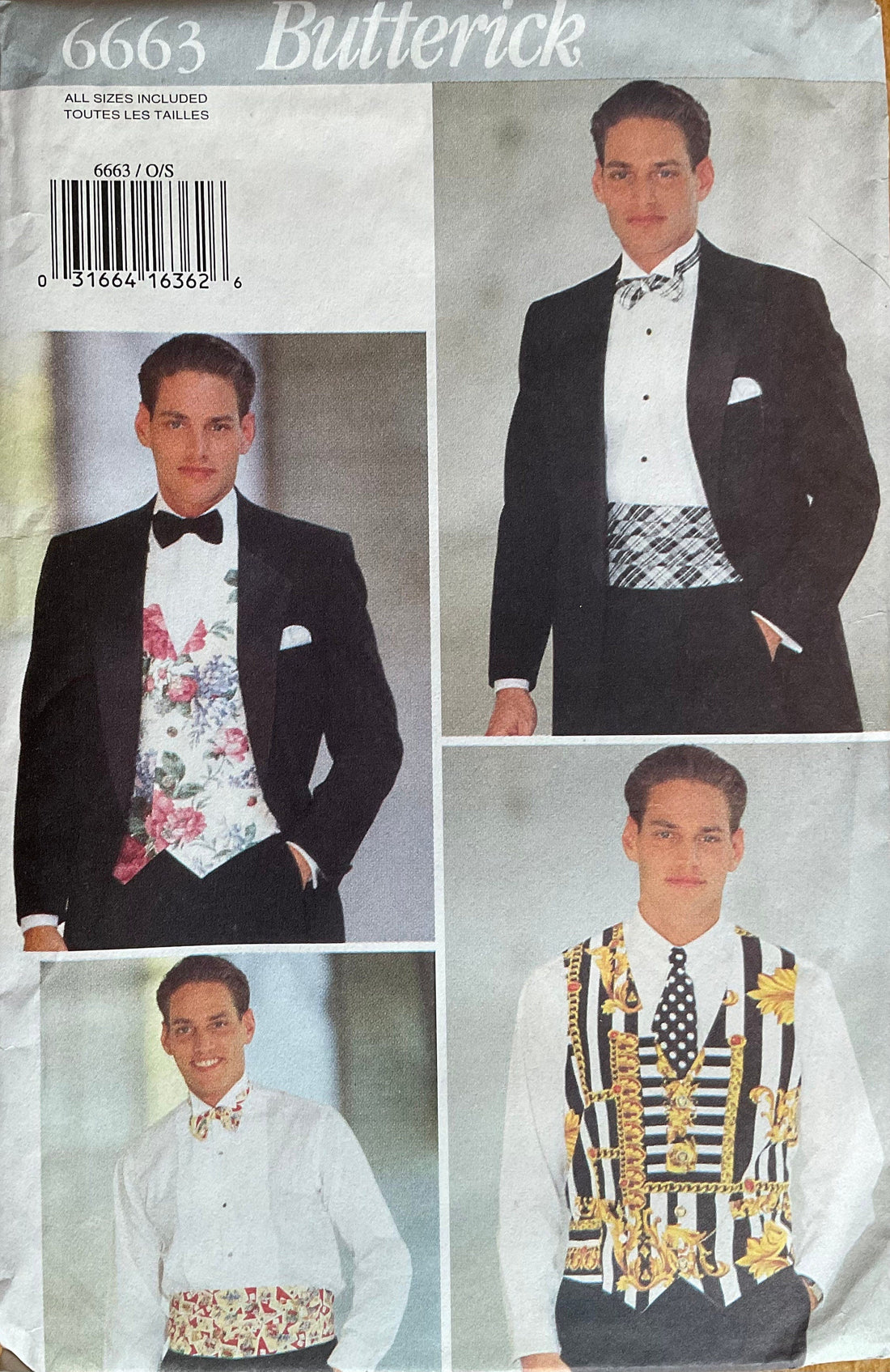 Butterick 6663 Sewing Pattern (Vintage) UNCUT