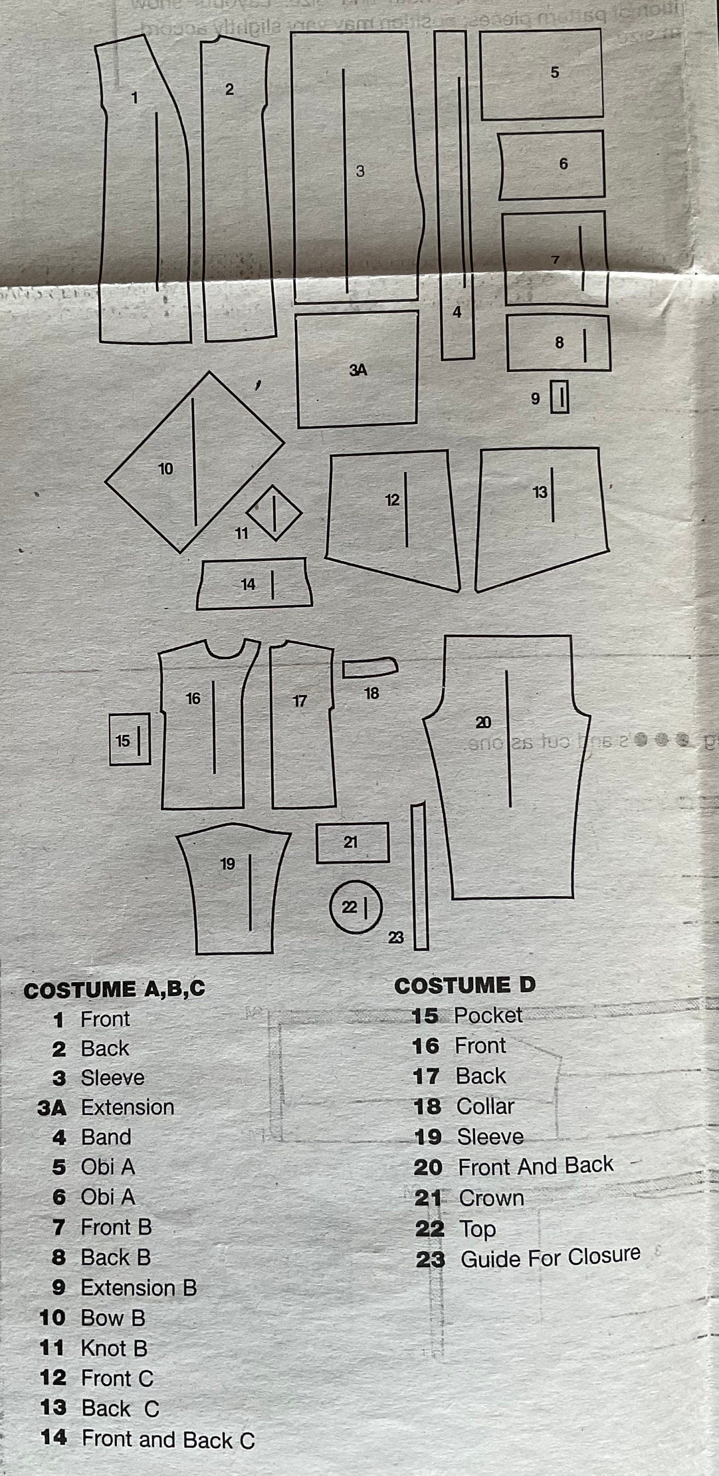 Butterick 6697 Sewing Pattern (Vintage) CUT
