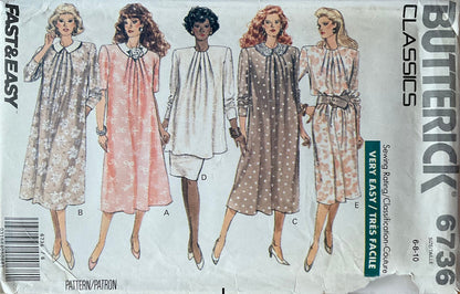 Butterick 6736 Sewing Pattern (Vintage) UNCUT