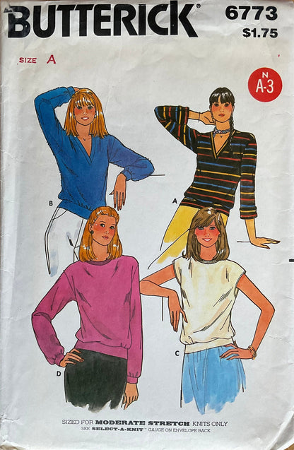 Butterick 6773 Sewing Pattern (Vintage) UNCUT/CUT