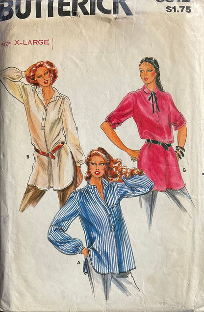 Butterick 6812 Sewing Pattern (Vintage) CUT