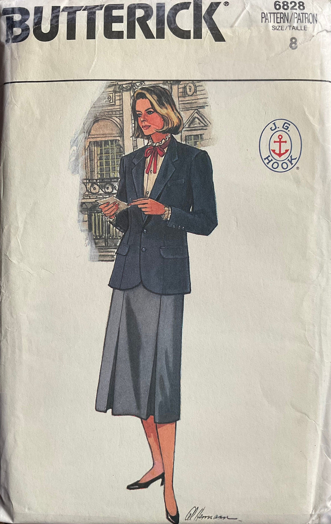 Butterick 6828 Sewing Pattern (Vintage) UNCUT/CUT