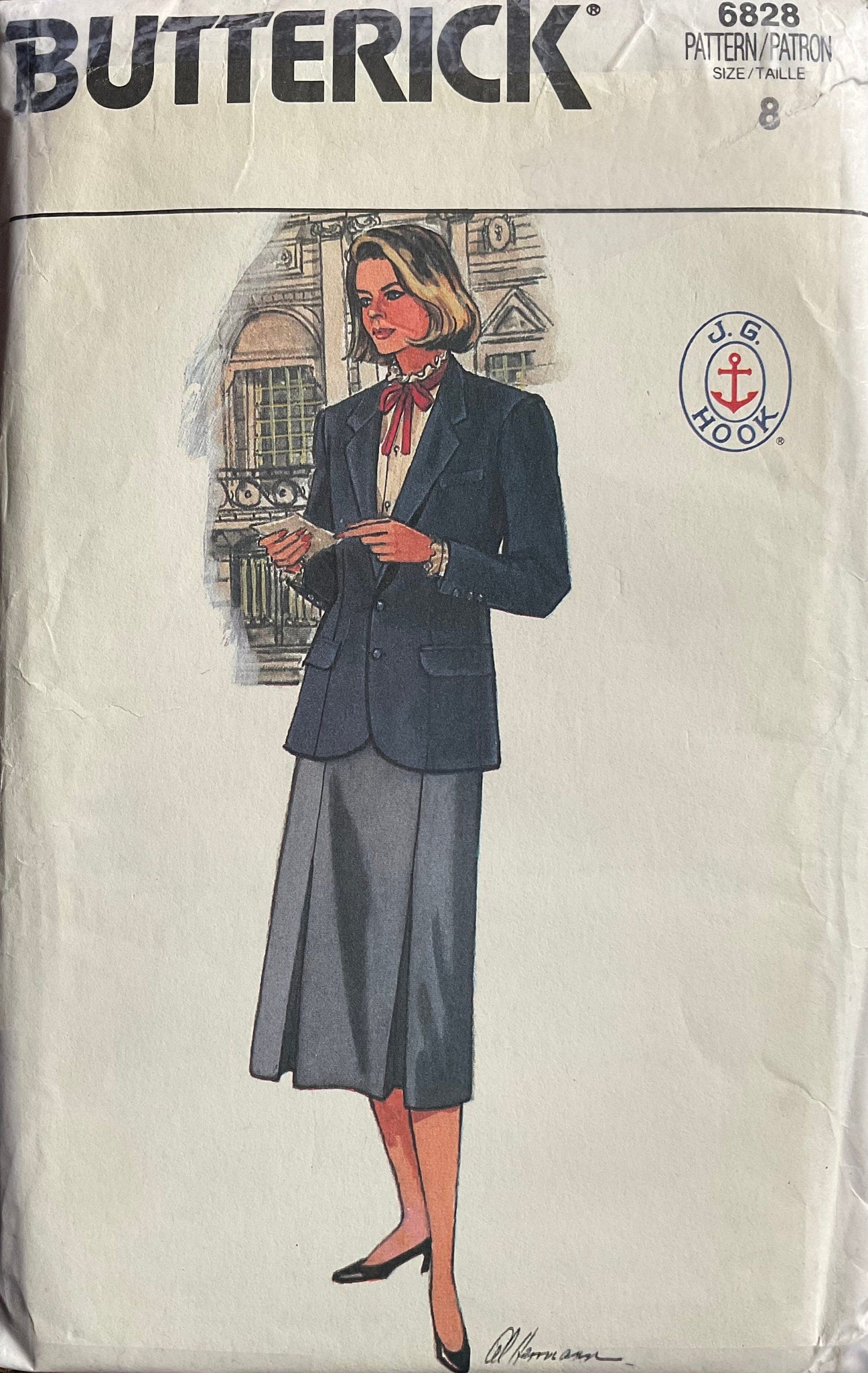 Butterick 6828 Sewing Pattern (Vintage) UNCUT/CUT
