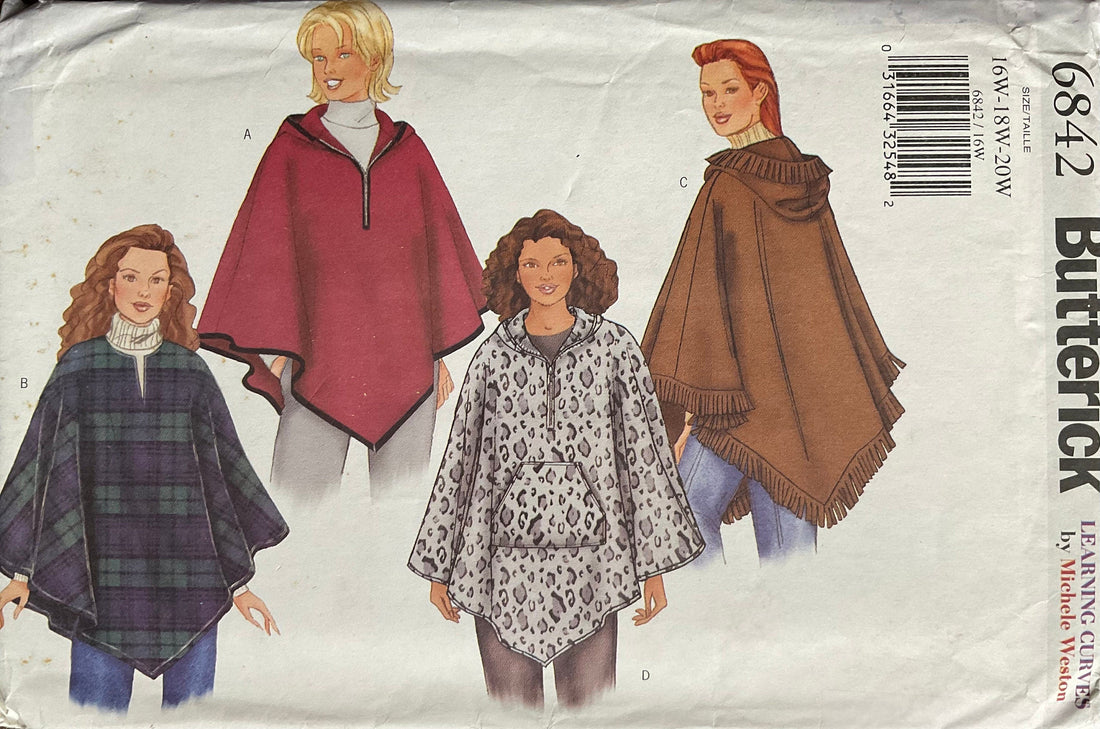 Butterick 6842 Sewing Pattern (Vintage) UNCUT