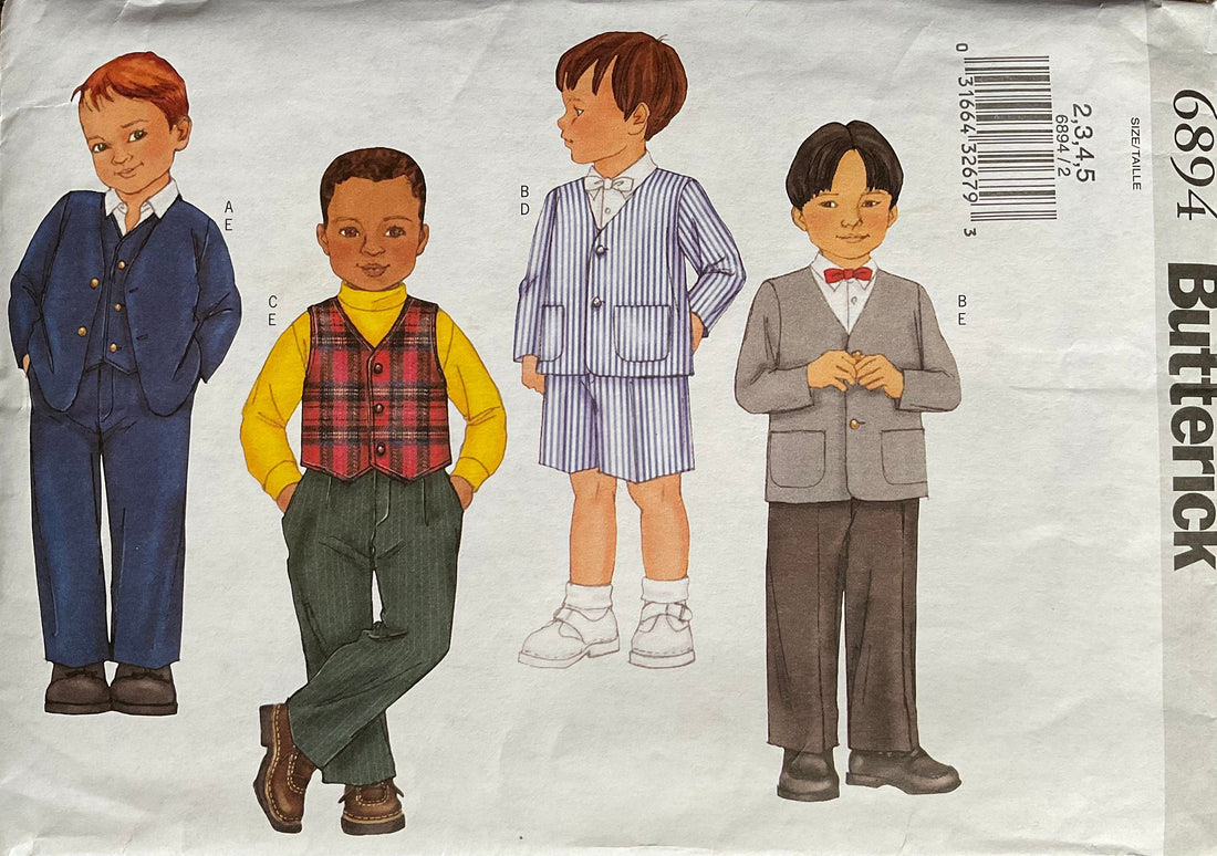 Butterick 6894 Sewing Pattern (Vintage) CUT