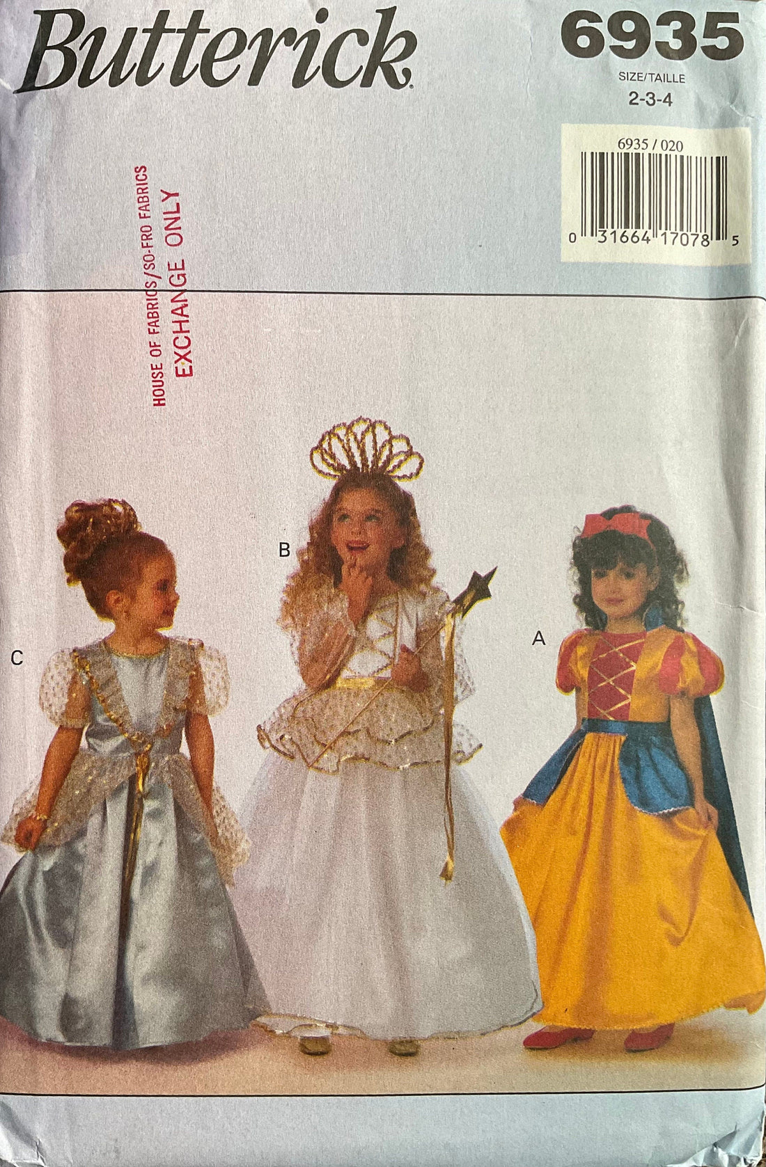 Butterick 6935 Sewing Pattern (Vintage) UNCUT