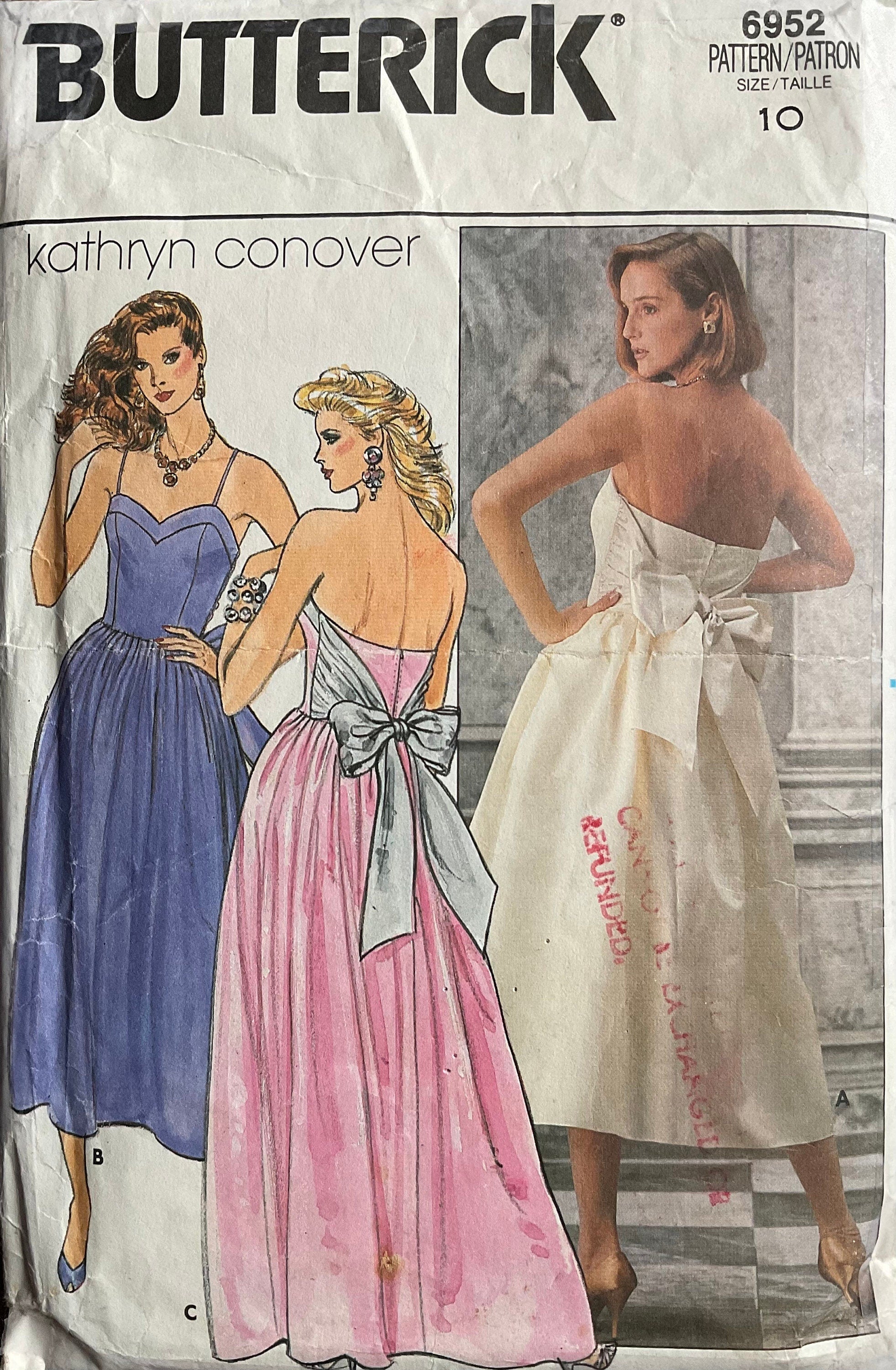 Butterick 6952 Sewing Pattern (Vintage) CUT
