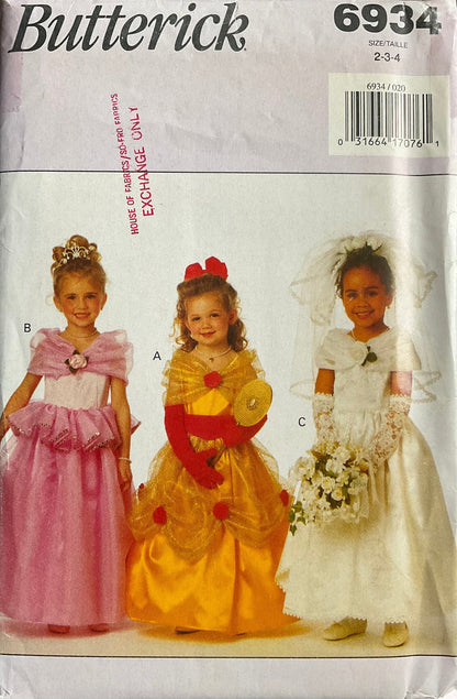 Butterick 6934 Sewing Pattern (Vintage) UNCUT
