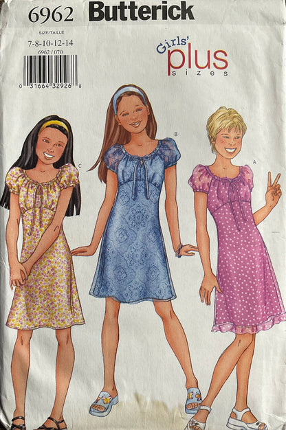 Butterick 6962 Sewing Pattern (Vintage) UNCUT