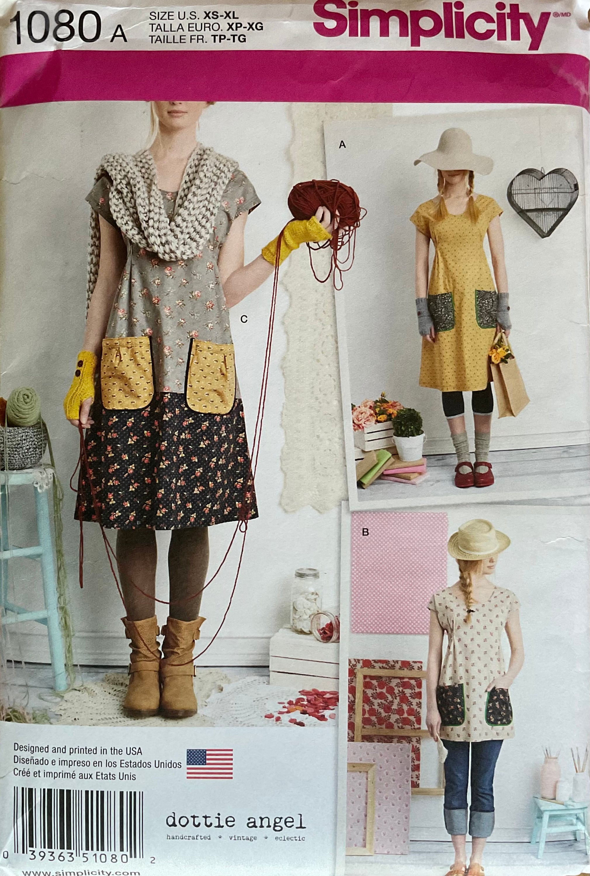 Simplicity 1080 Sewing Pattern UNCUT