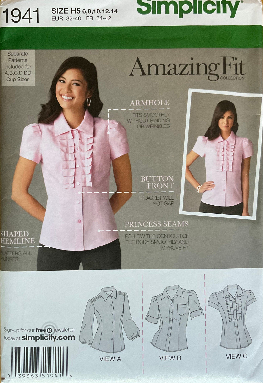 Simplicity 1941 Sewing Pattern (Vintage) UNCUT