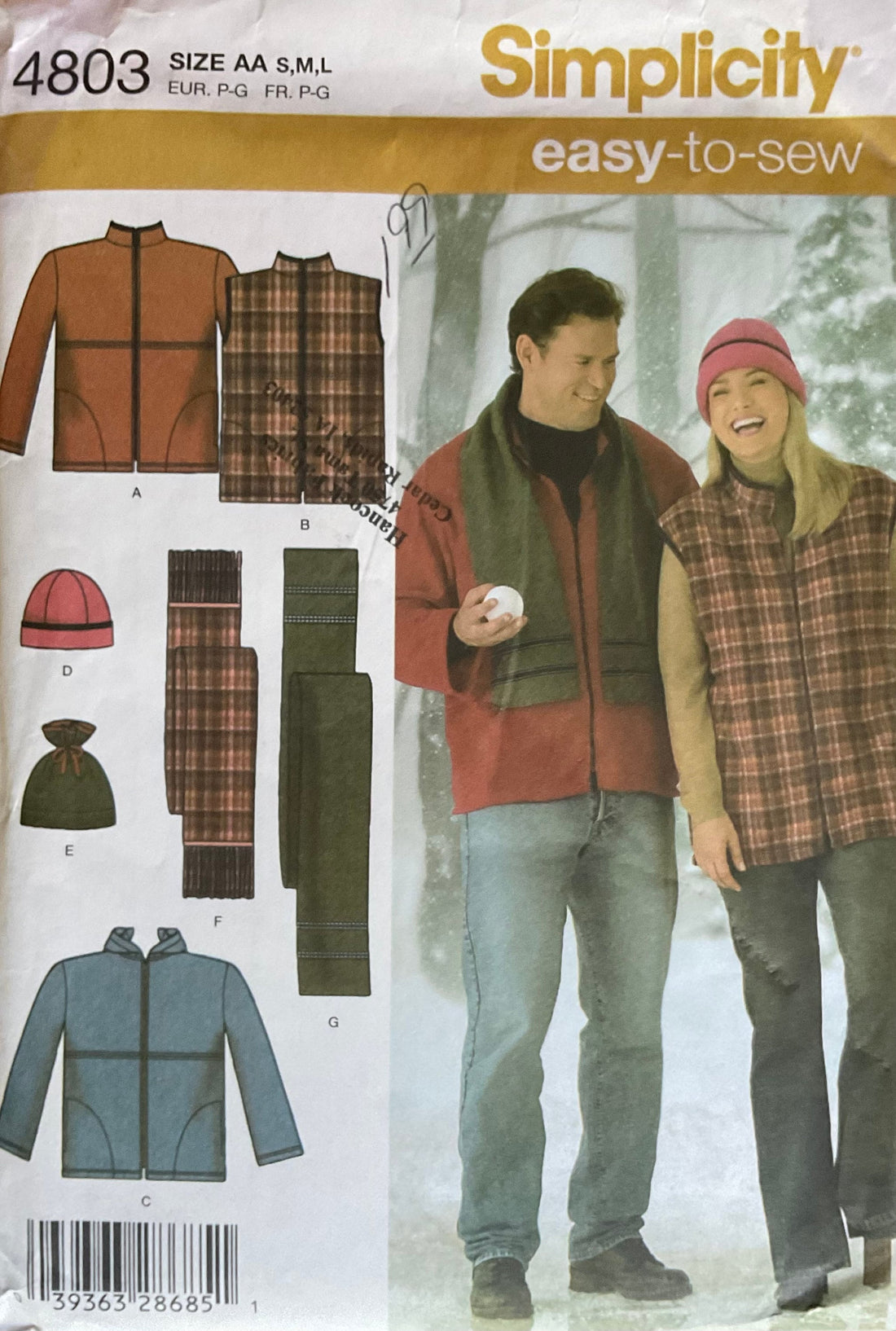 Simplicity 4803 Sewing Pattern (Vintage) CUT