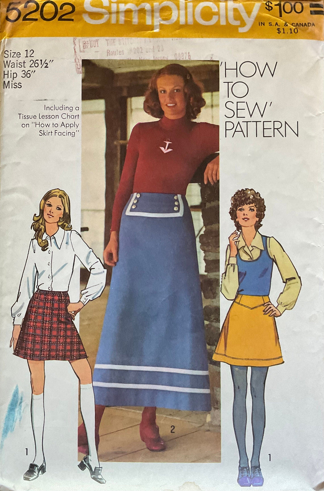 Simplicity 5202 Sewing Pattern (Vintage) CUT