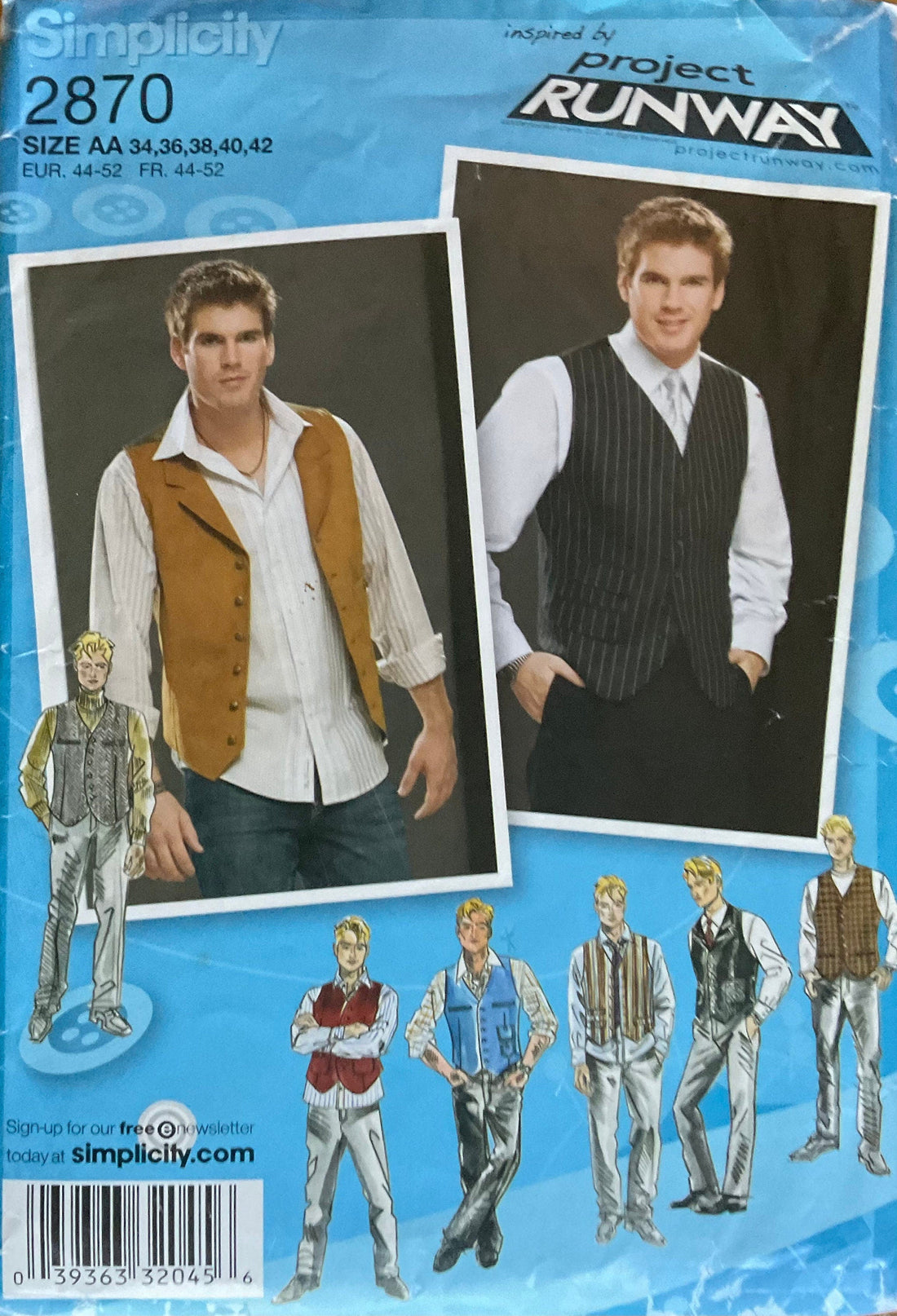 Simplicity 2870 Sewing Pattern CUT