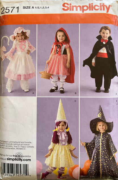 Simplicity 2571 Sewing Pattern CUT