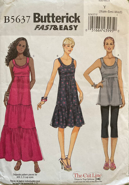 Butterick 5637 Sewing Pattern (Vintage) UNCUT