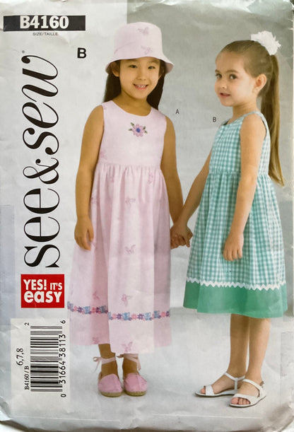 See &amp; Sew 4160 Sewing Pattern (Vintage) CUT